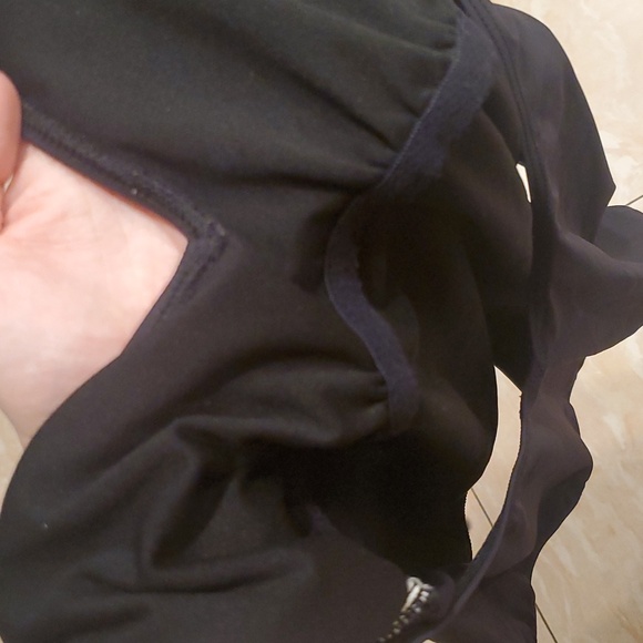 Black Halter One-Piece Swimsuit - Picture 3 of 4